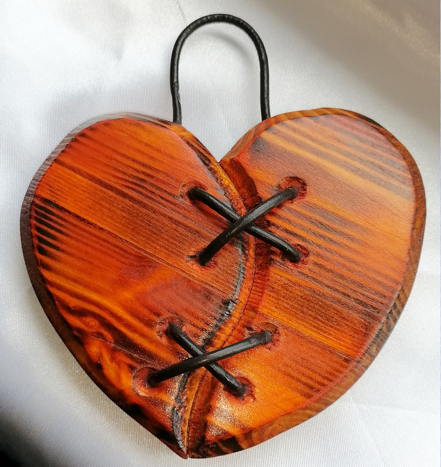 Shou Sugi Ban Broken Heart